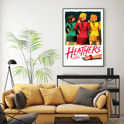 80cmx120cm Heathers The Musical Black Frame Canvas Wall Art-Home &amp; Garden &gt; Wall Art-PEROZ Accessories
