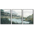 60cmx90cm Landscape 3 Sets Black Frame Canvas Wall Art-Home & Garden > Wall Art-PEROZ Accessories