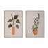 60cmx90cm Boho Botanical Art 2 Sets Gold Frame Canvas Wall Art-Home & Garden > Wall Art-PEROZ Accessories