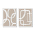 70cmx100cm Abstract White Lines 2 Sets White Frame Canvas Wall Art-Home & Garden > Wall Art-PEROZ Accessories