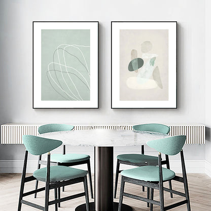 70cmx100cm Abstract body and lines 2 Sets Black Frame Canvas Wall Art-Home &amp; Garden &gt; Wall Art-PEROZ Accessories