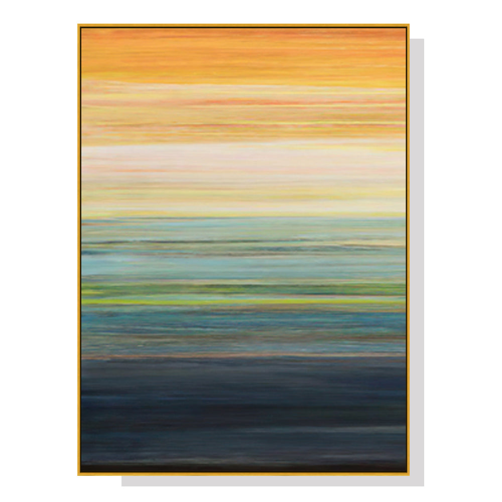 50cmx70cm The Magic Hour I Gold Frame Canvas Wall Art-Home &amp; Garden &gt; Wall Art-PEROZ Accessories