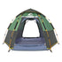Waterproof Instant Camping Tent 4/5/6 Person Easy Quick Setup Dome Hexagonal Family Tents For Camping, Double Layer Flysheet Can Be Used As Beach Shelter-Outdoor > Camping-PEROZ Accessories