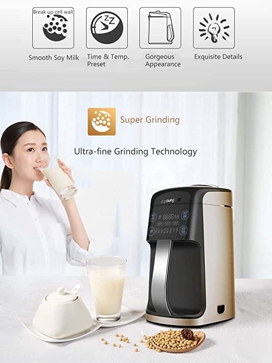 Joyoung Soy Milk Maker Superfine Grinding Automatic Touch Screen DJ13S-P90-Appliances &gt; Kitchen Appliances-PEROZ Accessories