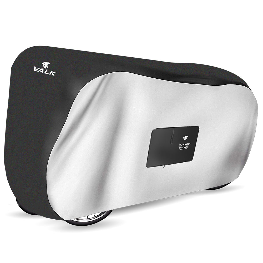 VALK Double Bike Cover Bicycle Universal Waterproof Outdoor Cycling UV Resistant-Sports &amp; Fitness &gt; Bikes &amp; Accessories-PEROZ Accessories