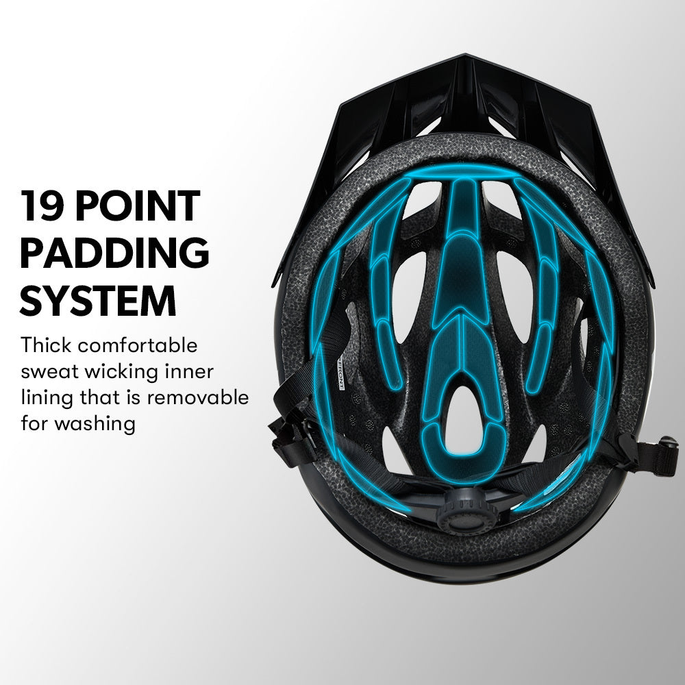 VALK Mountain Bike Helmet Large 58-61cm Bicycle MTB Cycling Safety Accessories-Sports &amp; Fitness &gt; Bikes &amp; Accessories-PEROZ Accessories