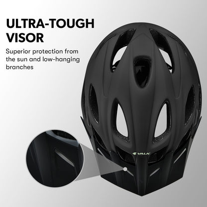 VALK Mountain Bike Helmet Medium 56-58cm MTB Bicycle Cycling Safety Accessories-Sports &amp; Fitness &gt; Bikes &amp; Accessories-PEROZ Accessories