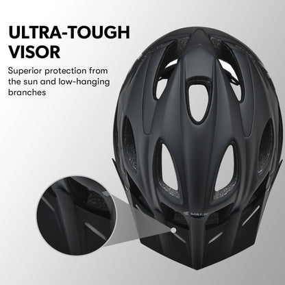 VALK Mountain Bike Helmet Small 54-56cm Bicycle MTB Cycling Safety Accessories-Sports &amp; Fitness &gt; Bikes &amp; Accessories-PEROZ Accessories