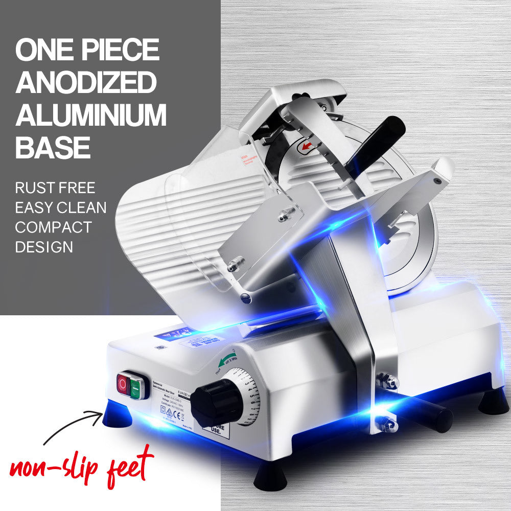 EuroChef Commercial 10 Meat Slicer Food Cutting Machine Electric Deli Shaver-Appliances &gt; Kitchen Appliances-PEROZ Accessories