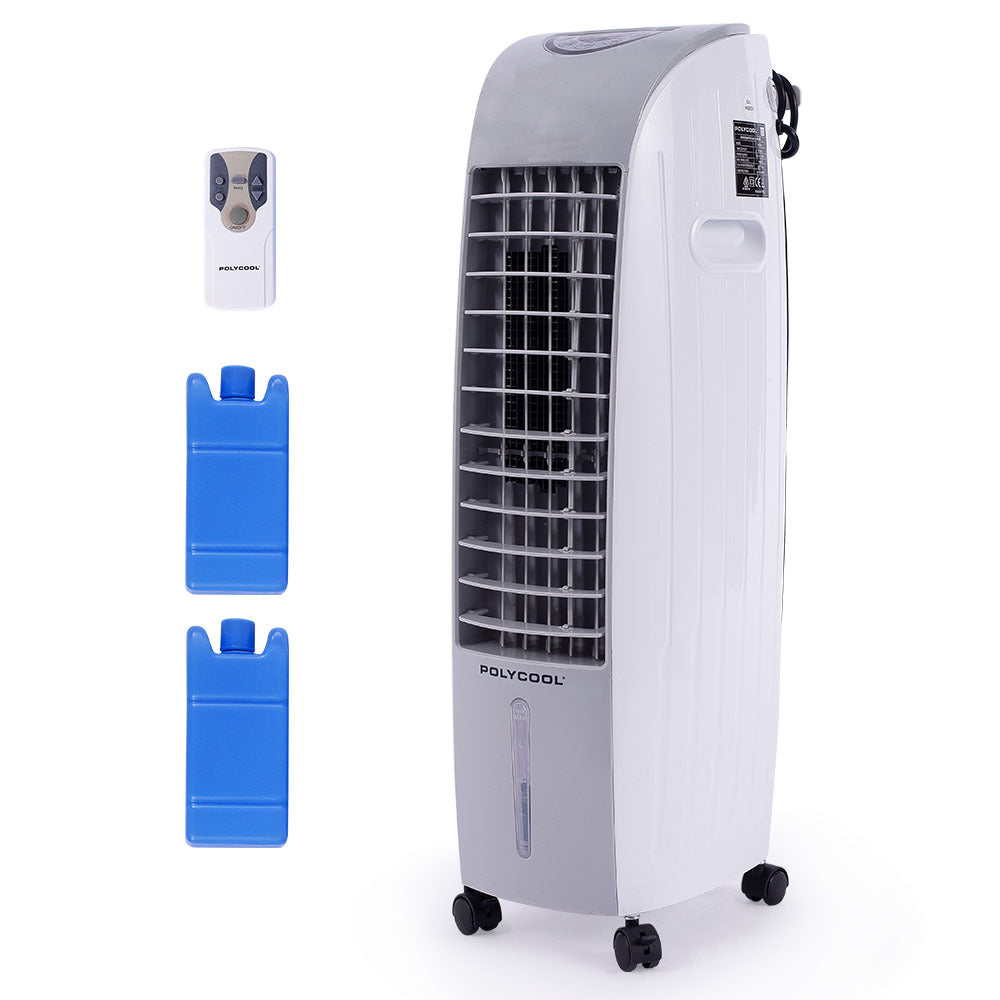 POLYCOOL 6L Portable Evaporative Air Cooler 24 Hour Timer 4 in 1 Cooling Fan-Air Conditioners-PEROZ Accessories
