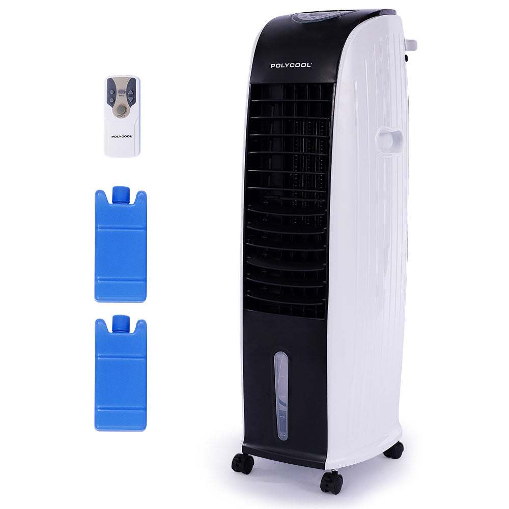 POLYCOOL 8L Portable Evaporative Air Cooler 24 Hour Timer 4 in 1 Cooling Fan-Air Conditioners-PEROZ Accessories