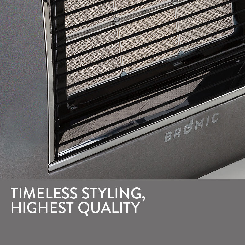 BROMIC Supaheat II Natural Gas Indoor Room Heater Portable Floor Flueless-Appliances &gt; Heaters-PEROZ Accessories