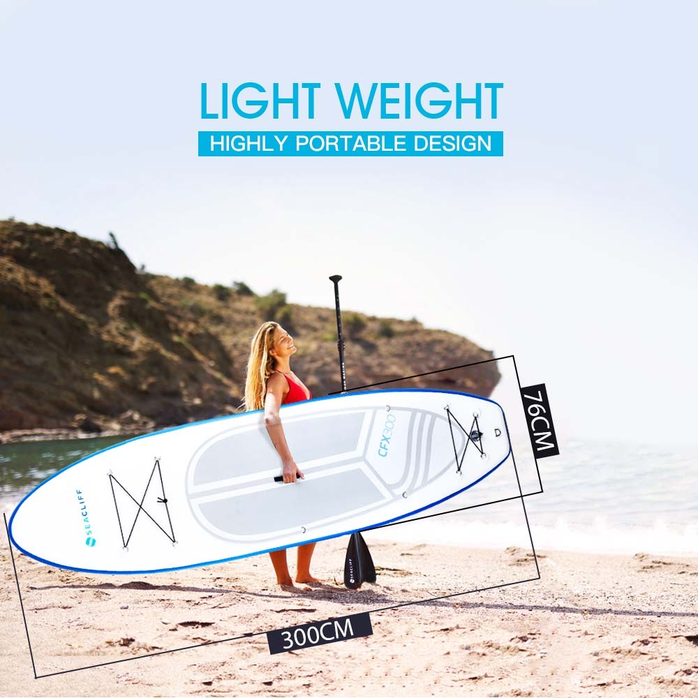 SEACLIFF Stand Up Paddle Board SUP Inflatable Paddleboard Kayak Surf Board-Outdoor &gt; Boating-PEROZ Accessories