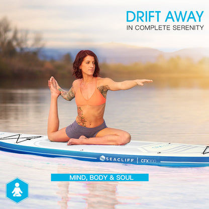 SEACLIFF Stand Up Paddle Board SUP Inflatable Paddleboard Kayak Surf Board-Outdoor &gt; Boating-PEROZ Accessories