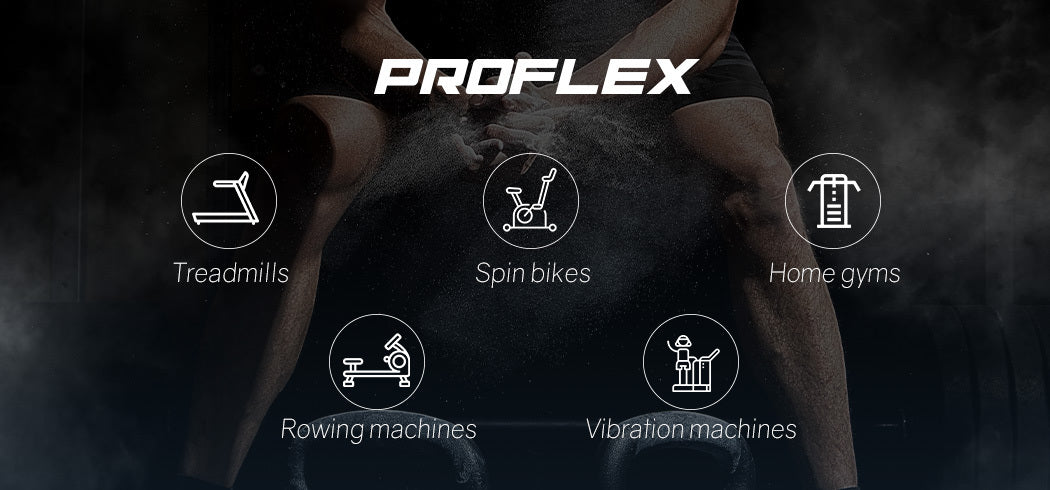 PROFLEX Electric Treadmill Auto Incline Foldable Run Machine 480MM Belt Home Gym Fitness Large-Sports &amp; Fitness &gt; Fitness Accessories-PEROZ Accessories