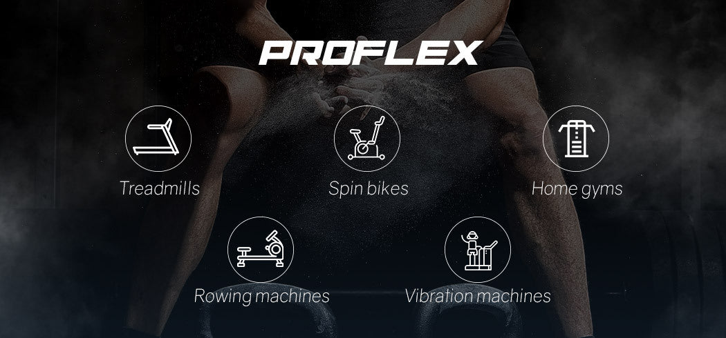PROFLEX Electric Treadmill Auto Incline Foldable Exercise Run Machine Fitness Gym 4HP 480mm Belt-Sports &amp; Fitness &gt; Fitness Accessories-PEROZ Accessories