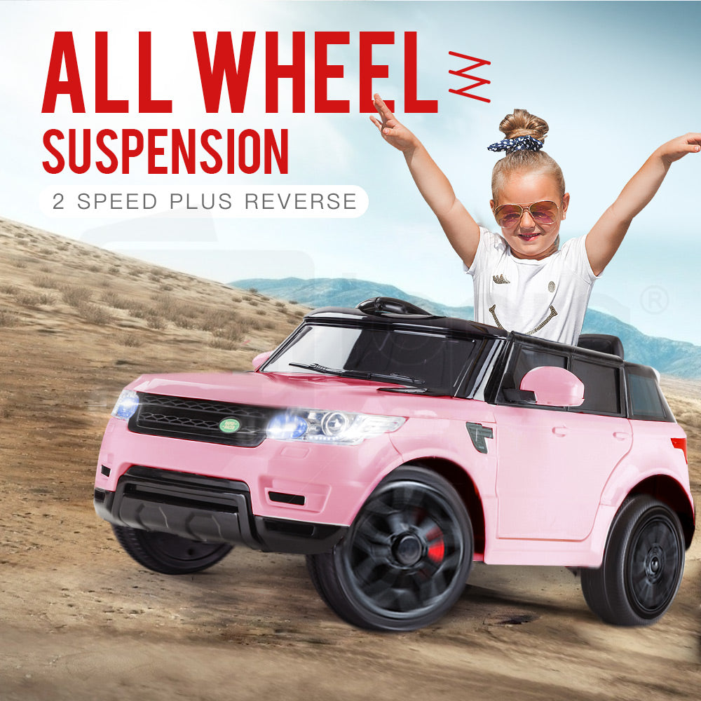 ROVO KIDS Ride-On Car Electric Battery Childrens Toy Powered w/ Remote 12V Pink-Baby &amp; Kids &gt; Ride on Cars, Go-karts &amp; Bikes-PEROZ Accessories