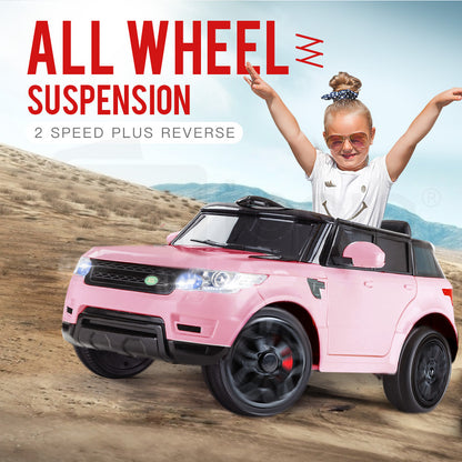 ROVO KIDS Ride-On Car Electric Battery Childrens Toy Powered w/ Remote 12V Pink-Baby &amp; Kids &gt; Ride on Cars, Go-karts &amp; Bikes-PEROZ Accessories