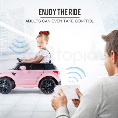 ROVO KIDS Ride-On Car Electric Battery Childrens Toy Powered w/ Remote 12V Pink-Baby &amp; Kids &gt; Ride on Cars, Go-karts &amp; Bikes-PEROZ Accessories