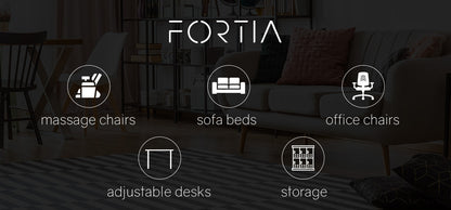 FORTIA Electric Massage Chair Full Body Shiatsu Recliner Zero Gravity Heating Massager, Remote Control-Health &amp; Beauty &gt; Massage-PEROZ Accessories