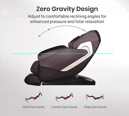 FORTIA Electric Massage Chair Zero Gravity Heating Kneading Recliner Full Body Shiatsu Massager-Health &amp; Beauty &gt; Massage-PEROZ Accessories