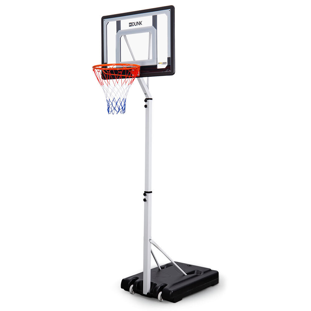 Dr.Dunk Portable Basketball Hoop Stand System Height Adjustable Net Ring Kids-Sports &amp; Fitness &gt; Basketball &amp; Accessories-PEROZ Accessories