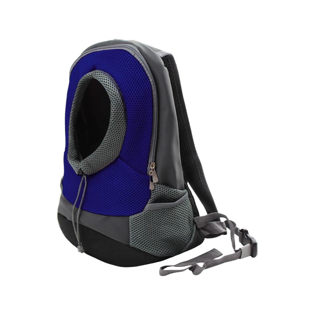 FLOOFI Front Carrier Backpack L Size (Blue) FI-PC-150-XL-Pet Carriers &amp; Travel Products-PEROZ Accessories