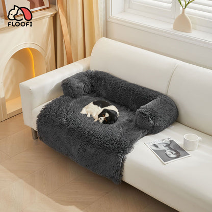 Floofi Pet Sofa Cover Soft with Bolster M Size (Grey) FI-PSC-125-SMT-Pet Care &gt; Dog Supplies-PEROZ Accessories