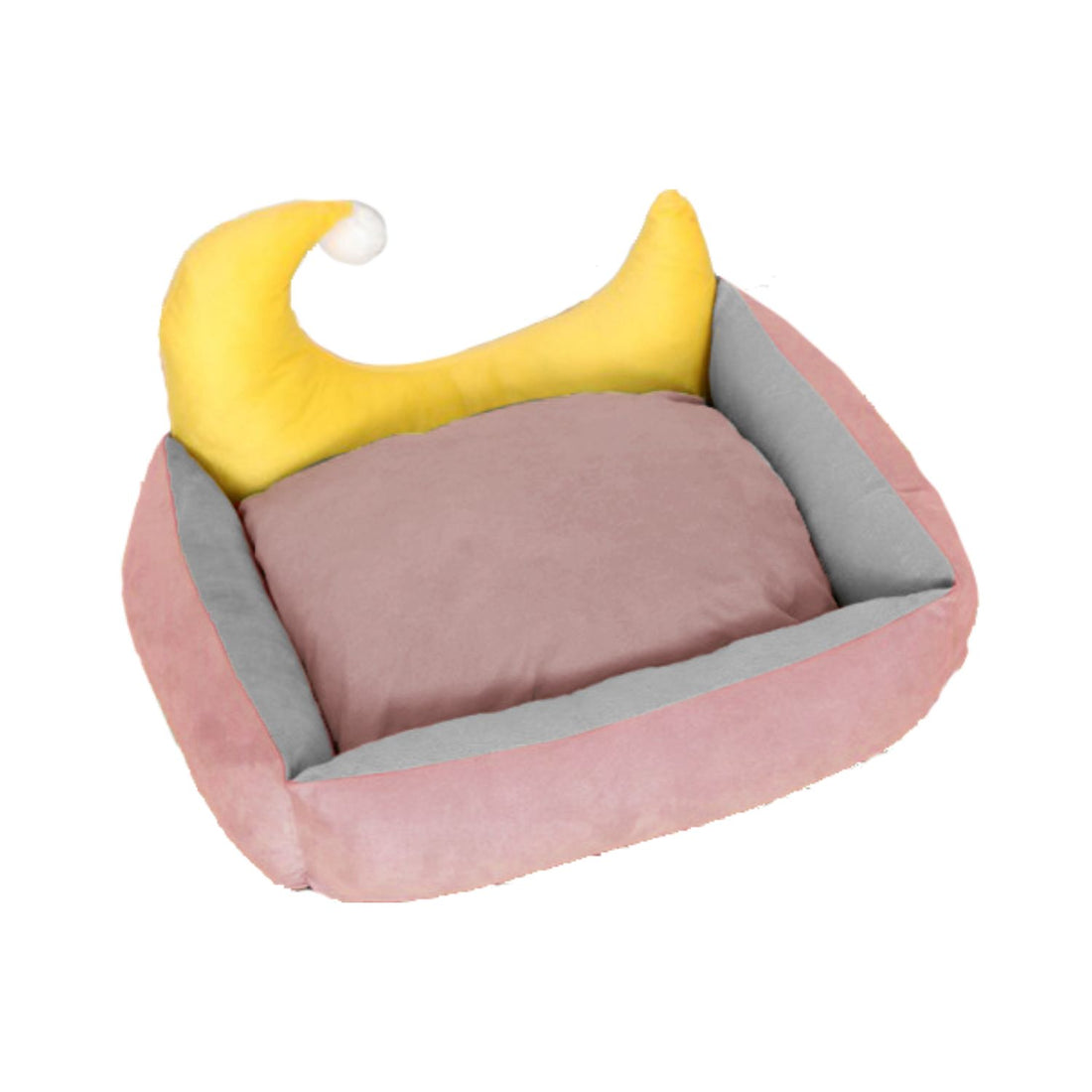 Floofi Pet Bed Moon Design (L Pink) PT-PB-250-YMJ-Pet Beds-PEROZ Accessories