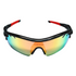 Verpeak Sport Sunglasses Type 1 ( Black frame with red end tip) VP-SS-100-PB-Sports & Fitness > Bikes & Accessories-PEROZ Accessories