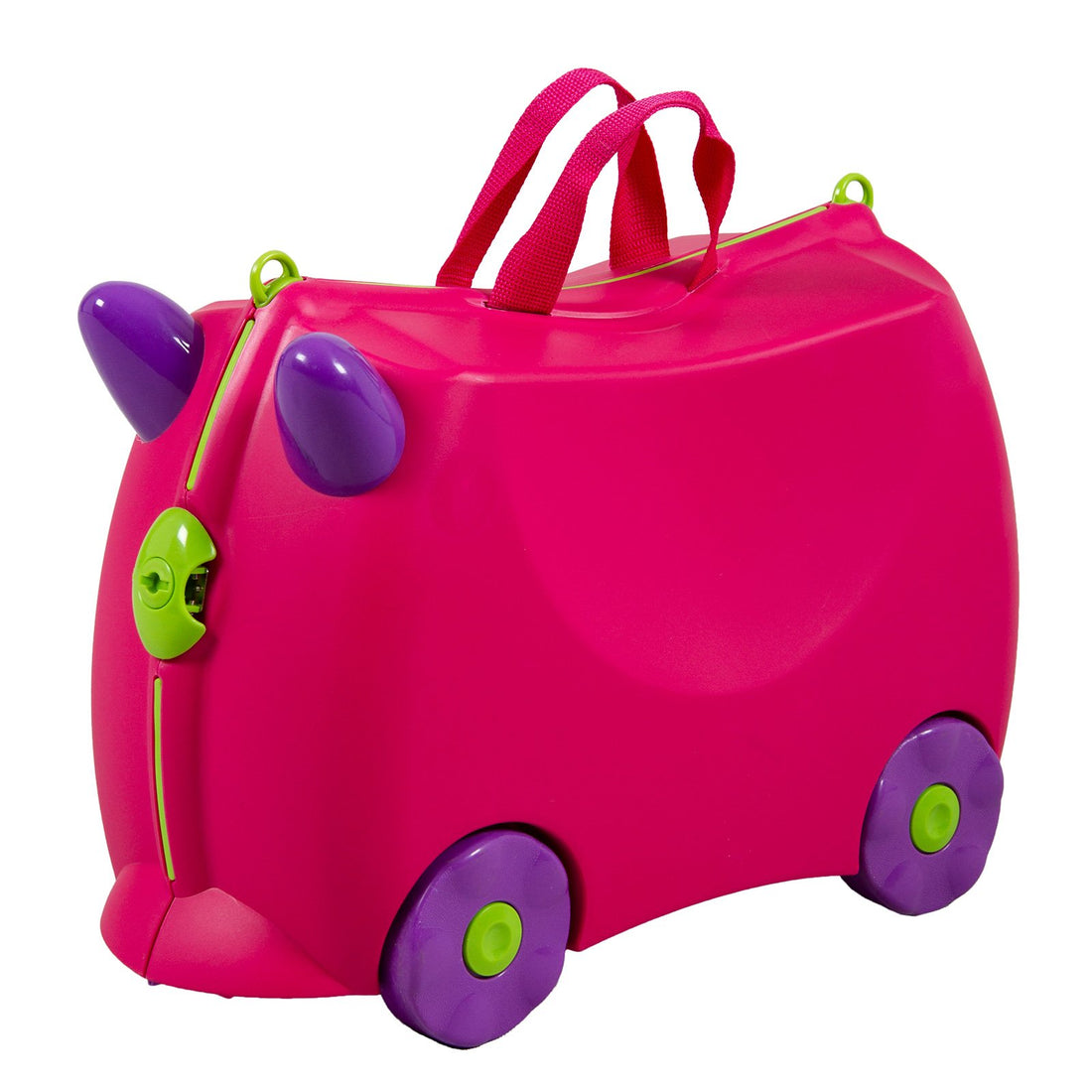 Kiddicare Bon Voyage Kids Ride On Suitcase Luggage Travel Bag Pink-Baby &amp; Kids &gt; Toys-PEROZ Accessories