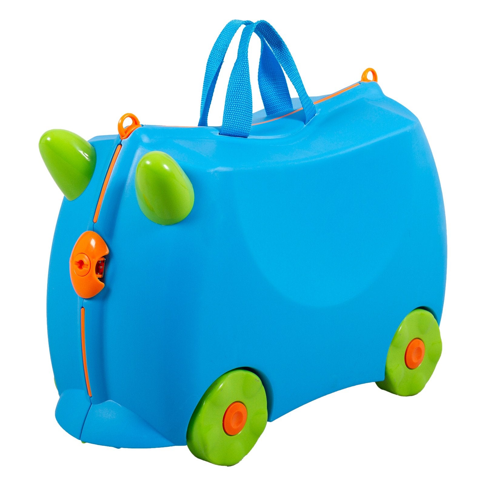 Kiddicare Bon Voyage Kids Ride On Suitcase Luggage Blue-Baby &amp; Kids &gt; Toys-PEROZ Accessories