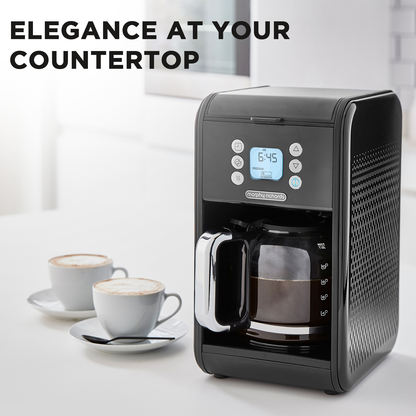 Morphy Richards Verve Filtered Coffee Maker With Timer - Black-Appliances &gt; Kitchen Appliances-PEROZ Accessories