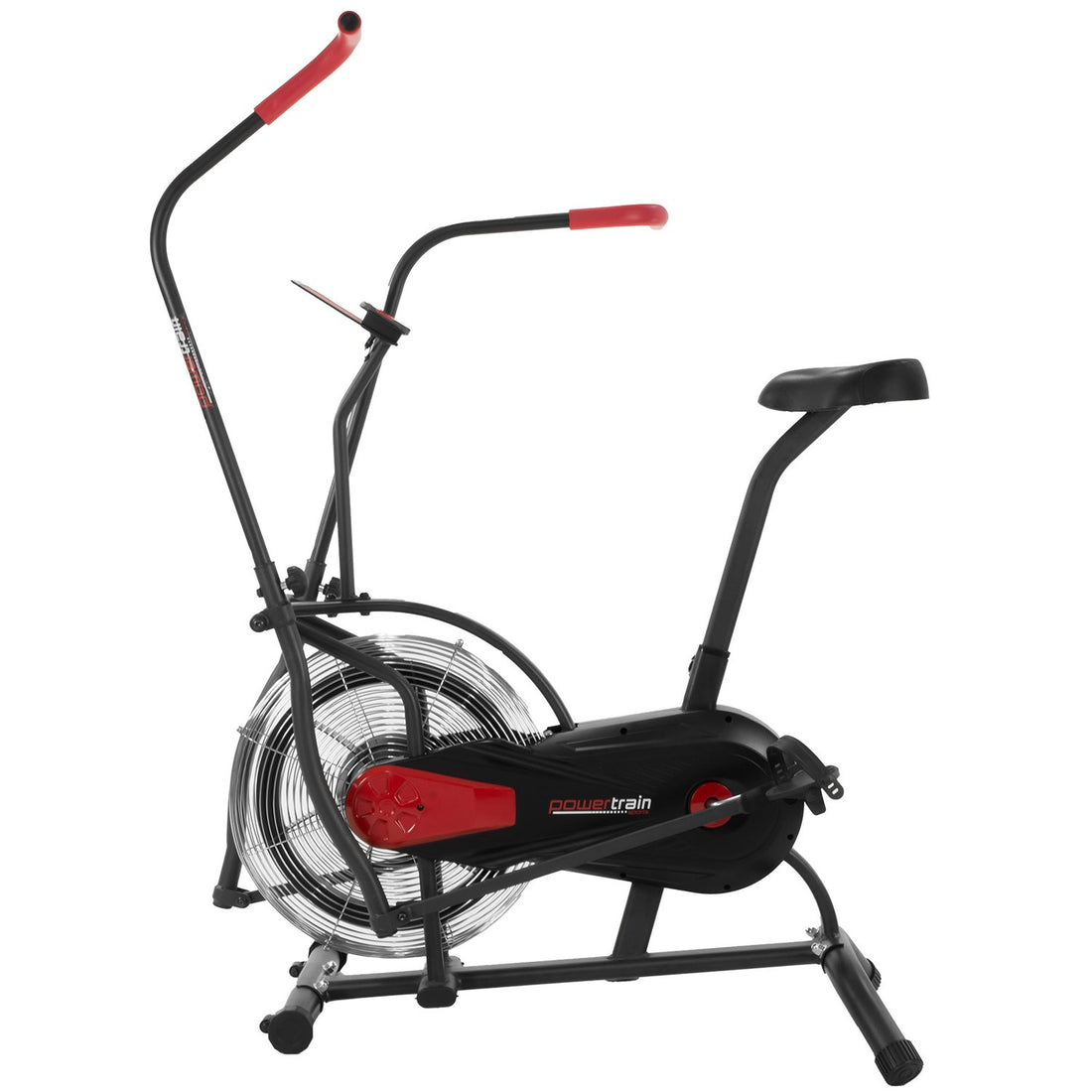 Powertrain Air Resistance Fan Exercise Bike Cardio - Black-Sports &amp; Fitness &gt; Bikes &amp; Accessories-PEROZ Accessories
