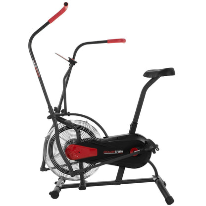Powertrain Air Resistance Fan Exercise Bike Cardio - Black-Sports &amp; Fitness &gt; Bikes &amp; Accessories-PEROZ Accessories