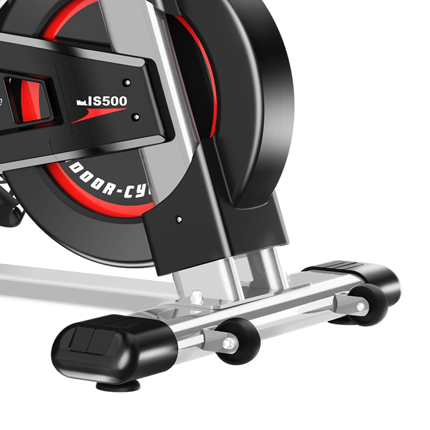 Powertrain IS-500 Heavy-Duty Exercise Spin Bike Electroplated - Silver-Sports &amp; Fitness &gt; Bikes &amp; Accessories-PEROZ Accessories