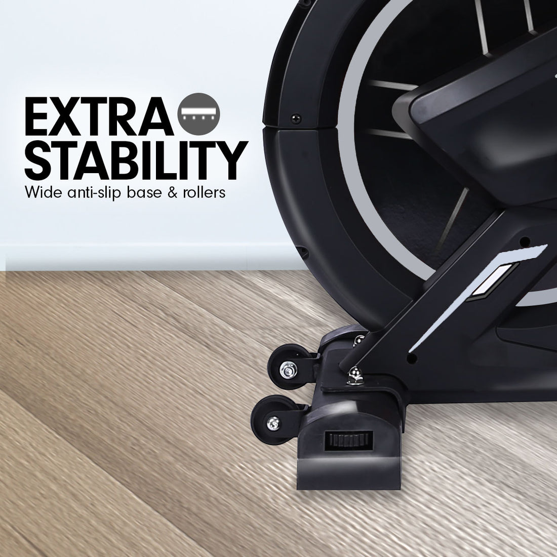 Powertrain RX-900 Exercise Spin Bike Cardio Cycling - Silver-Sports &amp; Fitness &gt; Bikes &amp; Accessories-PEROZ Accessories