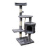 Furtastic 110cm Cat Tree Scratching Post - Silver Grey-Cat Trees-PEROZ Accessories