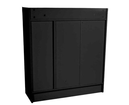 Sarantino New 21 Pairs Shoe Cabinet Rack Storage Organiser Shelf 2 Doors Cupboard Black-Furniture &gt; Living Room-PEROZ Accessories