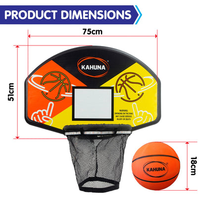 Kahuna Trampoline Led Basketball Hoop Set With Light-up Ball-Sports &amp; Fitness &gt; Trampolines-PEROZ Accessories
