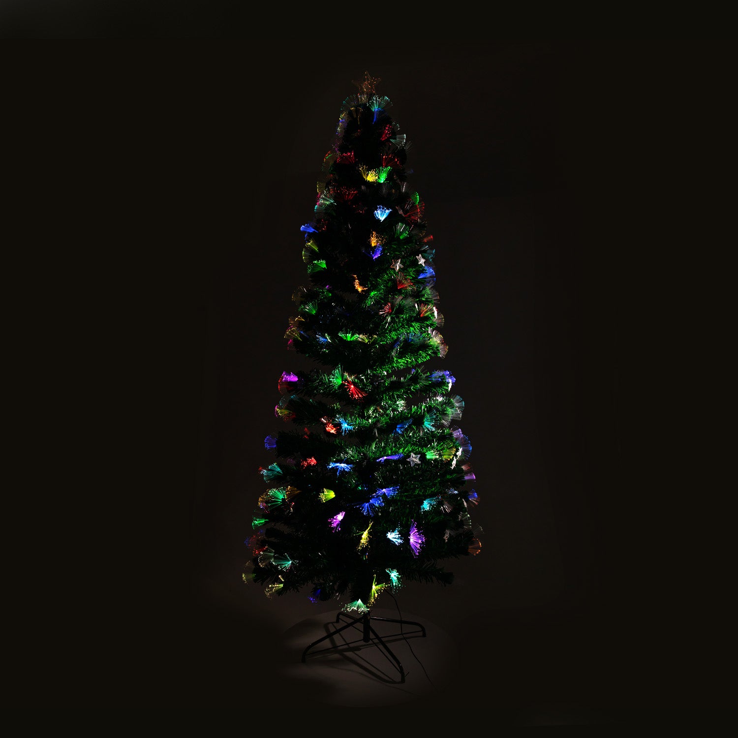 Christabelle 1.5m Enchanted Pre Lit Fibre Optic Christmas Tree Stars Xmas Decor-Occasions &gt; Christmas-PEROZ Accessories