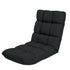 Sarantino Adjustable Floor Gaming Lounge Faux Linen Chair Sofa 100 X 50 X 12cm Black-Furniture > Living Room-PEROZ Accessories