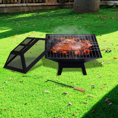Wallaroo Portable Outdoor Fire Pit for BBQ, Grilling, Cooking, Camping-Home &amp; Garden &gt; BBQ-PEROZ Accessories