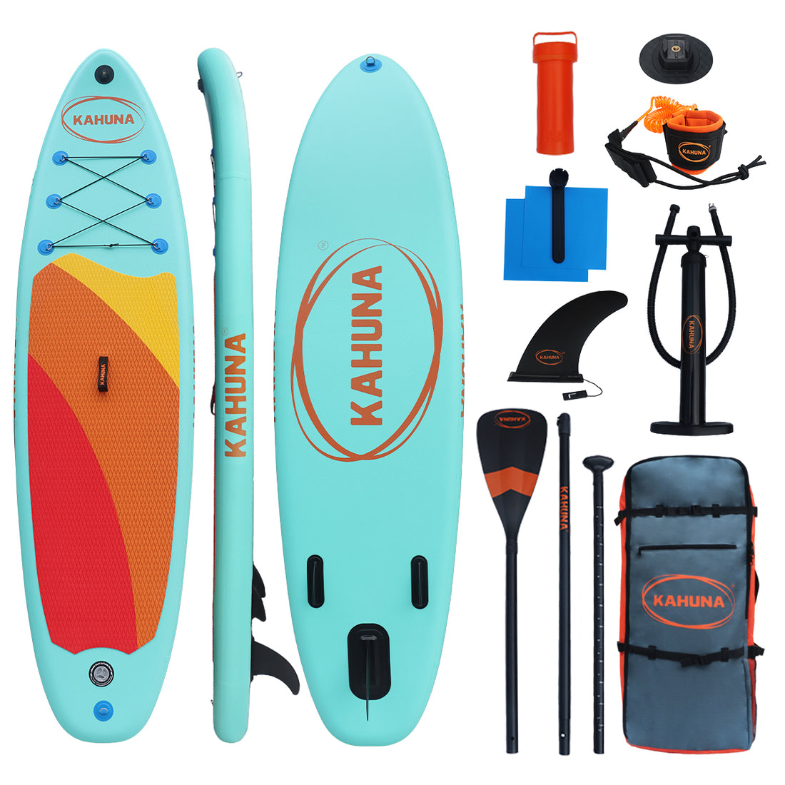 Kahuna Hana Inflatable Stand Up Paddle Board 10ft6in iSUP Accessories-Outdoor &gt; Boating-PEROZ Accessories