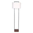 Sarantino Wood Floor Lamp in Cherry Finish-Home & Garden > Lighting-PEROZ Accessories