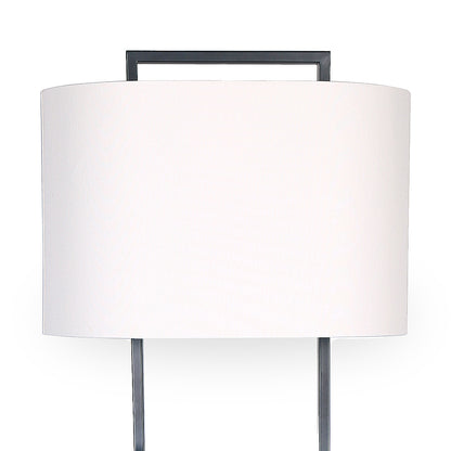 Sarantino Wood Floor Lamp in Cherry Finish-Home &amp; Garden &gt; Lighting-PEROZ Accessories