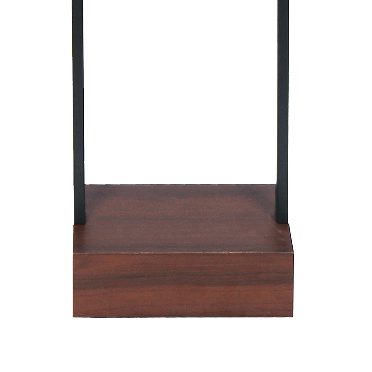 Sarantino Wood Floor Lamp in Cherry Finish-Home &amp; Garden &gt; Lighting-PEROZ Accessories