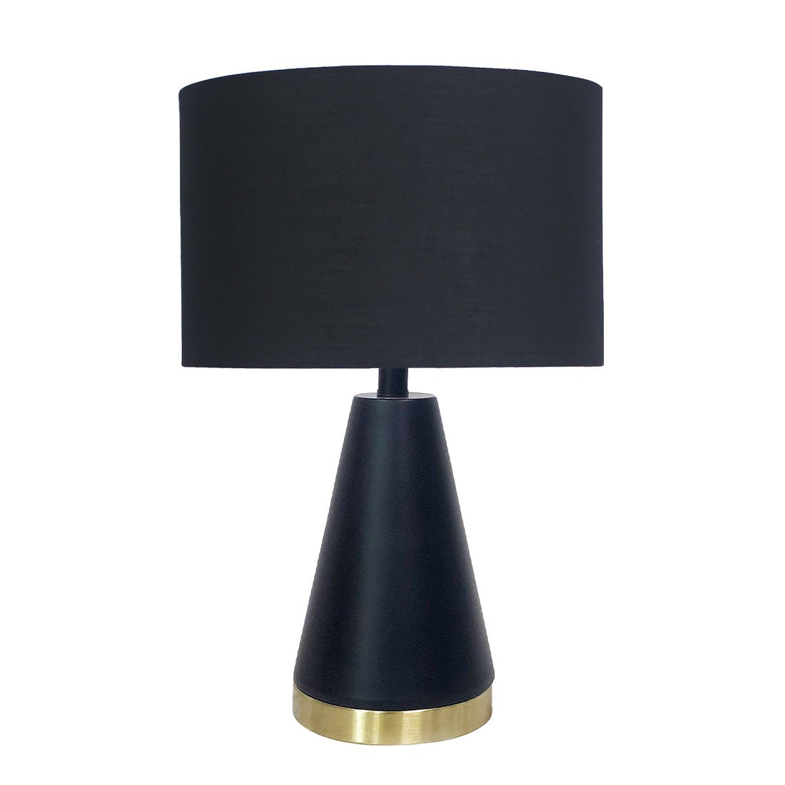 Sarantino Metal Table Lamp in Black and Gold-Home &amp; Garden &gt; Lighting-PEROZ Accessories