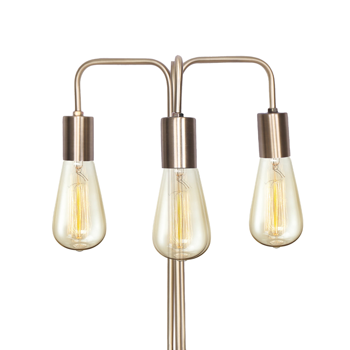 Sarantino Exposed Bulb Industrial Table Lamp-Home &amp; Garden &gt; Lighting-PEROZ Accessories