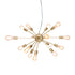 Sarantino 15-Light Sputnik Chandelier in Brass Finish-Home & Garden > Lighting-PEROZ Accessories